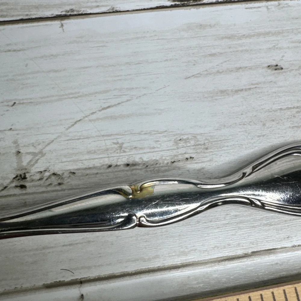 Oneida Community Cantata Serving Flatware Spoons Gravy Ladle Butter Knife Set 6